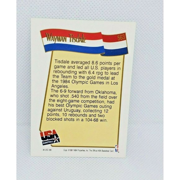 4 Vintage 1991 NBA Hoops 1984 USA Basketball Collectible Trading Cards - Picture 4 of 10